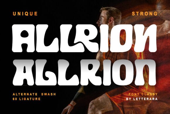 Allrion: A Display Font That Makes Your Headlines Instantly Recognizable