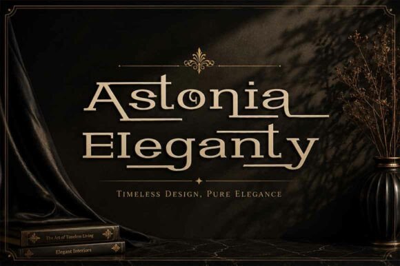 Astonia Eleganty: A Serif Font That Makes Your Campaign Stand Out