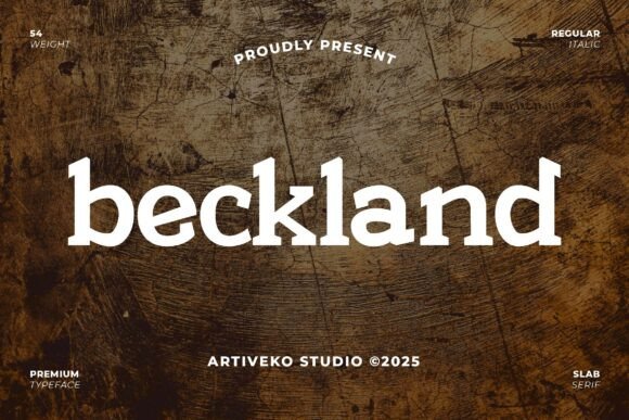 Beckland: A Serif Font That Elevates Your Web Design