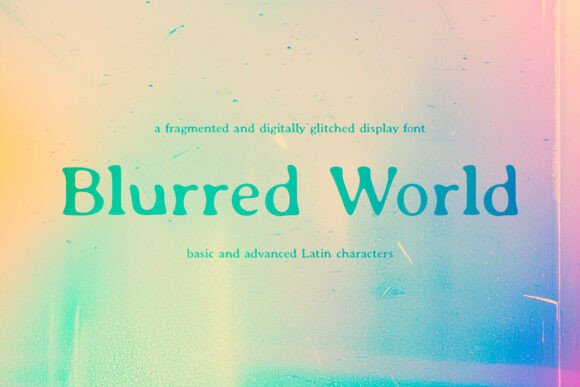 Blurredworld: A Serif That Speaks Before You Read It