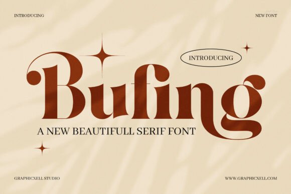 Bufing Serif: A Thoughtful Serif for Real Branding Work