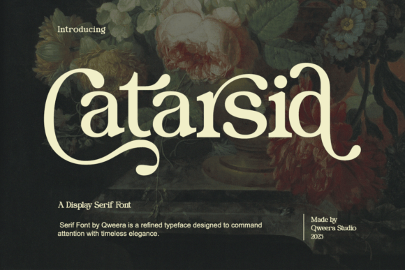 Catarsid: A Serif Font for Bold Branding and Digital Impact