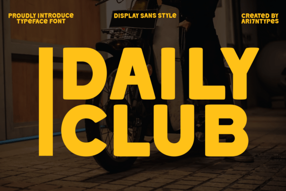 Daily Club: A Playful, Vintage Sans Serif That Elevates Your Brand