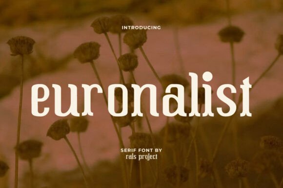 Euronalist: A Serif Font That Commands Attention