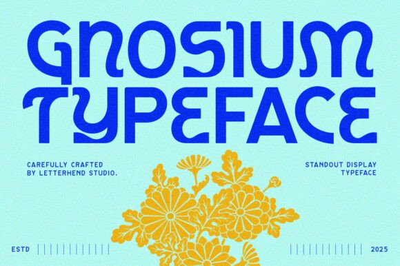Gnosium Typeface: A Bold Display Font for Digital Brand Impact