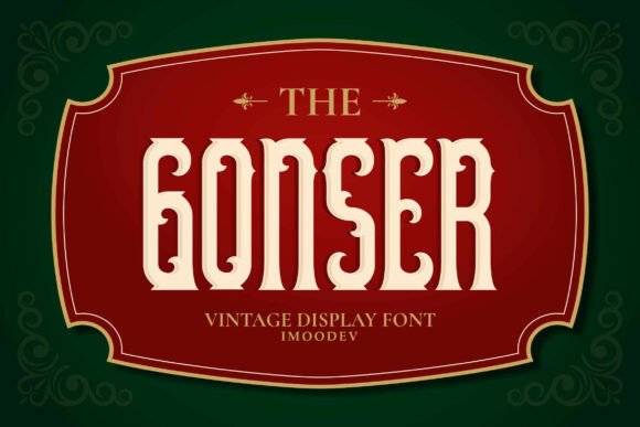 Gonser: A Serif Font That Adds Character to Your Web Design