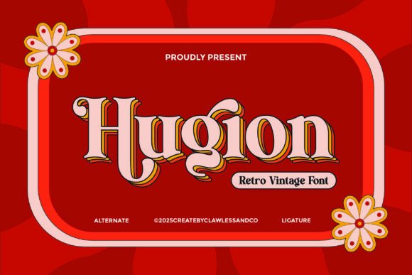 Hugion: A Retro Serif Font That Makes Your Brand Instantly Memorable