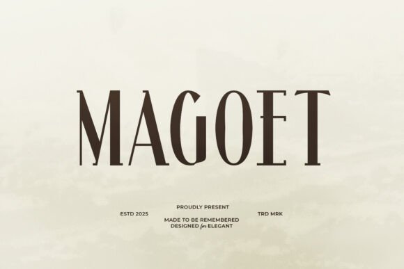 Magoet: A 70s-Inspired Serif Font That Feels Like a Secret Weapon
