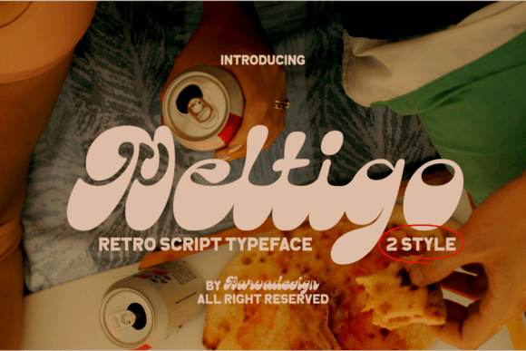 Meltigo: A Bold, Playful Script Font for Small Business Branding