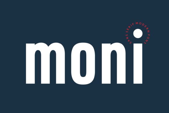 Moni: A Serif-Sans Hybrid Typeface for Editorial Design