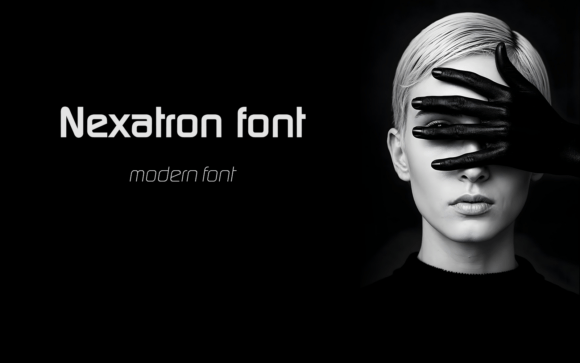 Nexatron: A Retro-Futuristic Sans Serif Font for Crafters