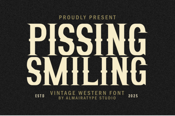 Pissing Smiling: A Vintage Slab Serif That Anchors Editorial Calm