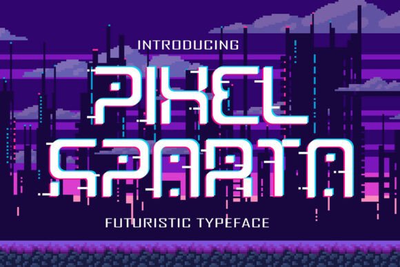 Pixel Sparta: A Decorative Typeface with Editorial Spark