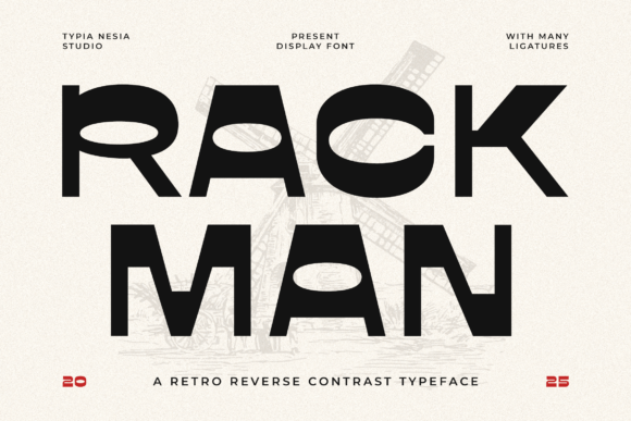 Rackman: A Bold, Retro Sans Serif That Elevates Your Brand