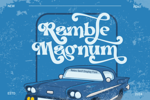Ramble Magnum: A Bold Serif Font for Scroll-Stopping Campaigns
