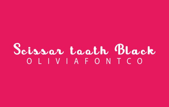 Scissor Tooth Black: A Playful Retro Script Font Review