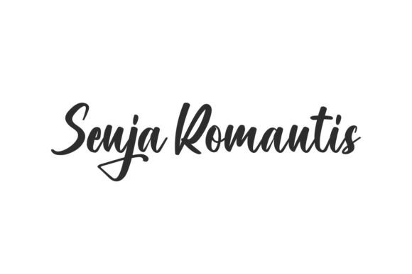 Senja Romantis: A Romantic Script Font That Makes Your Campaign Stand Out