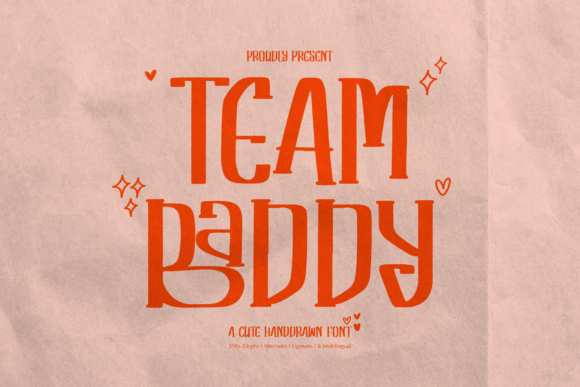 Team Baddy: A Playful, Professional Font for Small Business Branding