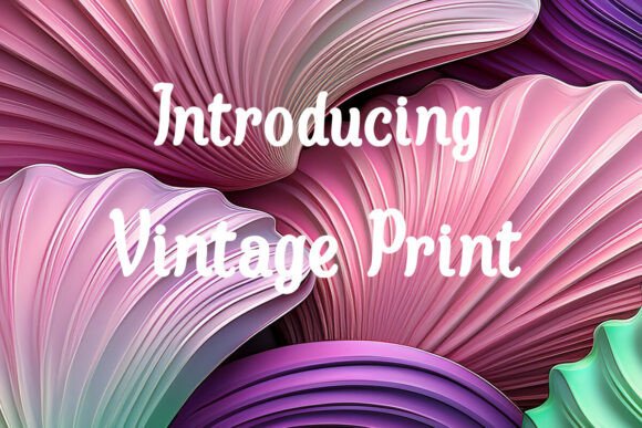 Vintage Print Font: Timeless Charm for Real Business Branding
